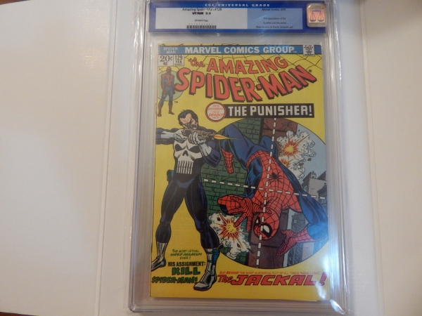 Amazing SpiderMan 129 CGC 90 1st Punisher Marvel 1974