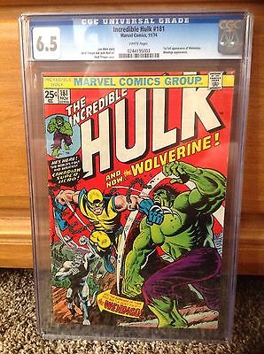 Incredible Hulk 181 Comic Book CGC 65 White Pgs 1st Full Wolverine Appearance