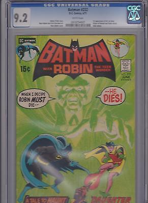 Batman  232    CGC    92    1st Ras Al Ghul     White