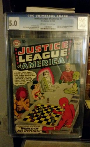 Justice League of America 1 OctNov 1960 DC  CGC 50 1st appearance Despero