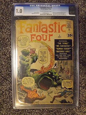 Fantastic Four 1 origin and 1st app of the FF CGC 1961 Marvel Comics