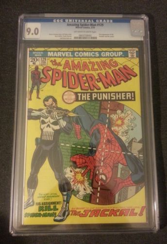 THE AMAZING SPIDERMAN 129 CGC 90 1ST APP THE PUNISHER NETFLIX KEY COMICS HOT