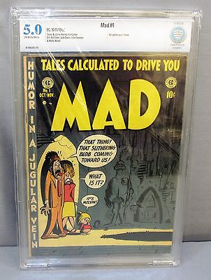 MAD MAGAZINE 1 1st Satire Comic CBCS 50 Unrestored Golden Age EC 1952 cgc