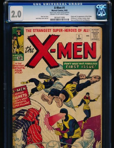 XMen  1 CGC 20 CREAMOW Pgs