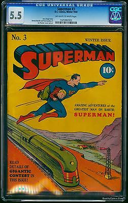 Superman 3 CGC FN 55 OffWhite to White   DC Comics