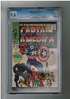 CAPTAIN AMERICA V1 100 CGC Grade 96 Silver Age find 1st SA solo series