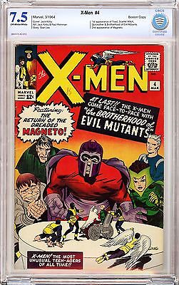 XMEN 4 STAN LEE 1964 CBCS 75 1st Scarlet Witch Quicksilver LIKE CGC