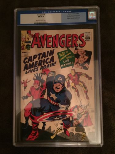 Avengers 4 CGC NM 94