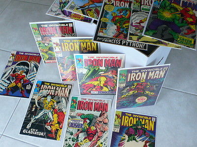 Iron Man 1  140 COMPLETE FULL RUN 2 3 4 6 7 8 15 21 22 33 50 55 118 128 CGC