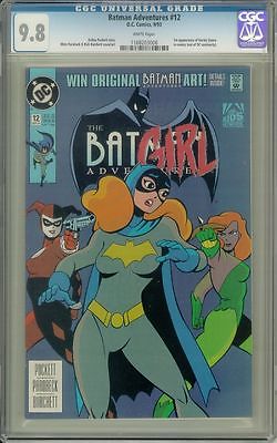 BATMAN ADVENTURES 12  DC Comics 1993 CGC Graded 98  1st Harley Quinn