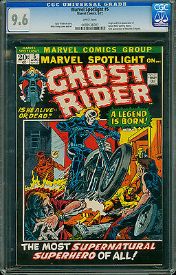 MARVEL SPOTLIGHT 5 1972CGC 96FIRST GHOST RIDERKEY ISSUE