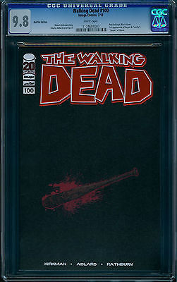 THE WALKING DEAD 100 CGC 98 250 MADE 1ST NEGAN  RED FOIL LUCILLE VARIANT 