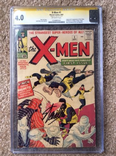 X Men 1 CGC 40 Signed by Stan Lee 1963 A Piece of History