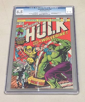 INCREDIBLE HULK 181 CGC 65 OWTW PAGES 1st APP WOLVERINE BEST 65 PRICE ON EBAY