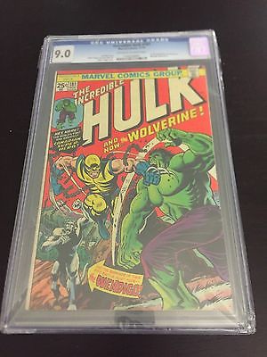 The Incredible Hulk 181 1974 CGC 90  Universal Blue Label  1st Wolverine