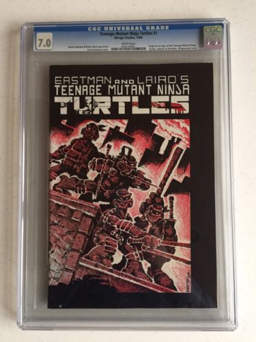 Teenage Mutant Ninja Turtles TNMT 1 CGC 70 FIRST PRINT WHITE PAGES