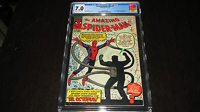 Amazing SpiderMan 3 Marvel 1963 CGC 70 1st Appearance of Doctor Octopus