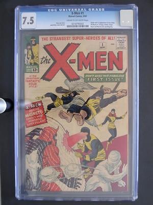 XMen 1 MARVEL 1963  CGC 75 VF 1st App  ORIGIN of The XMen  Magneto