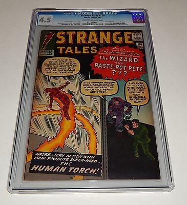 Strange Tales 110 CGC 45 Cream to Off White Paged First Appearance Dr Strange