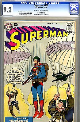 Superman 133  CGC GRADED 92  second highest graded  ONLY ONE HIGHER 