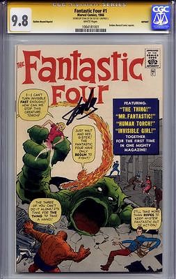 Fantastic Four 1 GRR CGC SS 1 Stan Lee White Pages 