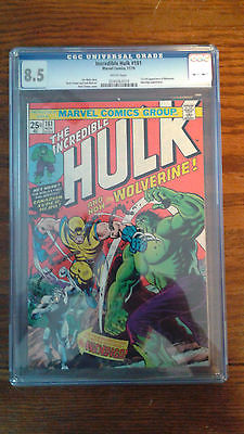 INCREDIBLE HULK 181 1174 CGC VF 85 1ST WOLVERINE UNRESTORED