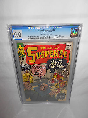 TALES OF SUSPENSE 48 CGC 90 OWW PAGES TOS NEW IRON MAN ARMOR 1ST MISTER DOLL