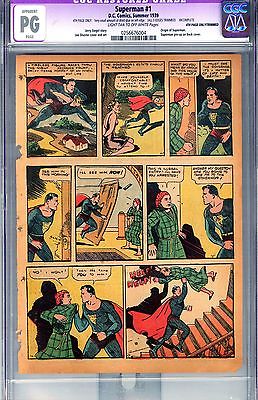 CGC SUPERMAN    1 PAGES ONLY 415202223 SET OF 5 1939