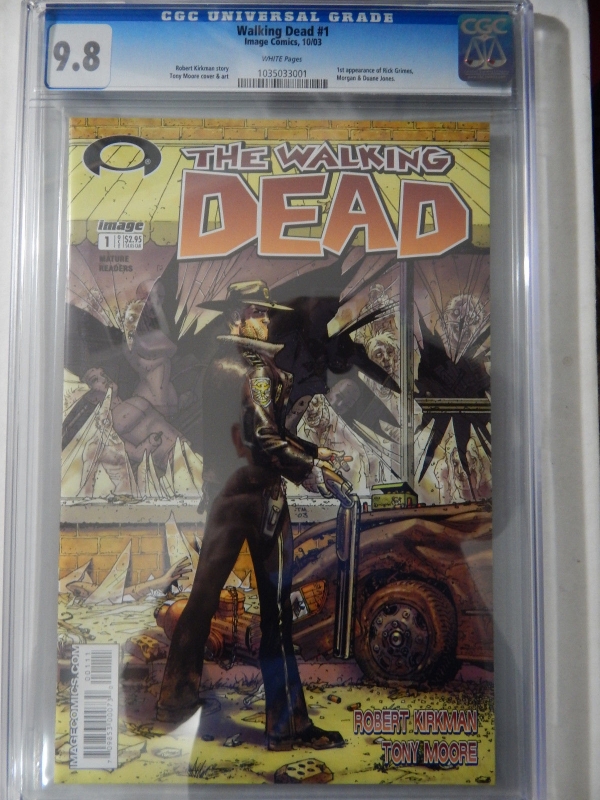 The Walking Dead 1 CGC 98 Image HTF Black Label