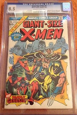 1975 Giant Size XMen 1 CGC 85 First New XMen