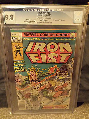 IRON FIST 14 CGC 98 1st appearance of Sabretooth Free shipping Mint