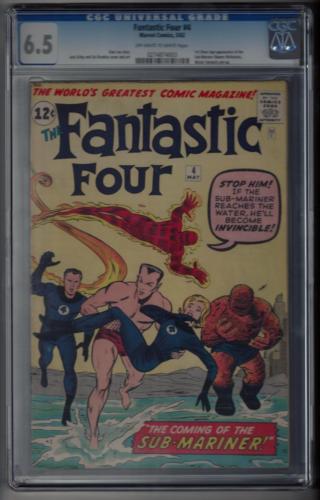 Fantastic Four 41st Silver Age SubMarinerCGC 65 OWW