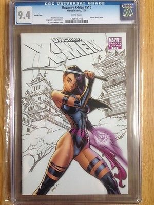 Uncanny XMen 510  Ultra Rare Variant Edition  CGC 94  NM  Look