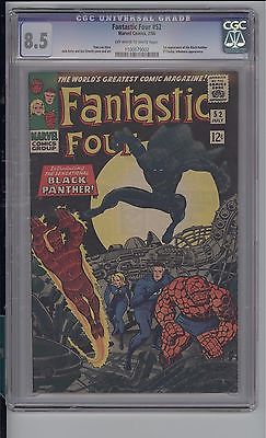FANTASTIC FOUR  52  CGC  85  VF  FIRST BLACK PANTHER  SCORCHING HOT BOOK
