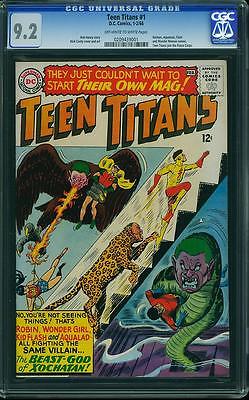 Teen Titans 1 CGC 92 DC 1966 Batman Flash Justice League C9 201 cm