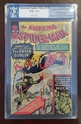 1 DAY SALE Amazing Spiderman 14 PGX 92 NM NOT CGC First Green Goblin