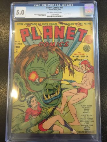 Planet Comics 11 CGC 50 