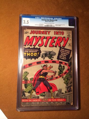 Journey Into Mystery 83 Marvel 1962 1st Thor Appearance CGC 35 VG