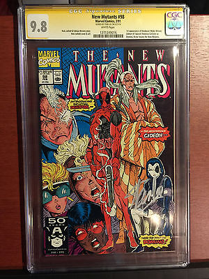 New Mutants 98 CGC 98 SS Signed By Stan Lee NMM Mint 1st Deadpool Appearance
