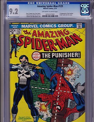 Amazing SpiderMan  129    CGC  92    1st App of Punisher    1974