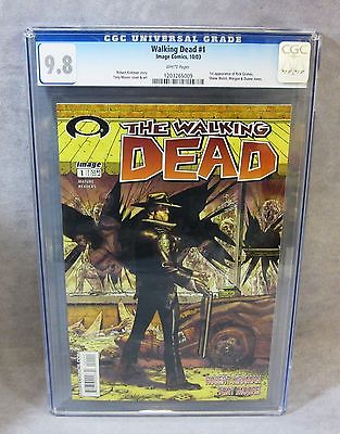 THE WALKING DEAD 1 First Print CGC 98 NMMT Robert Kirkman Image Comics 2003