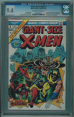 GIANTSIZE XMEN 1 CGC 94 1ST NEW XMEN OFFWHITE TO WHITE PAGES BRONZE AGE