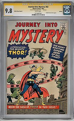 Journey Into Mystery 83 GRR CGC 98 SS Stan Lee signed KEY 1st Thor Top Grade