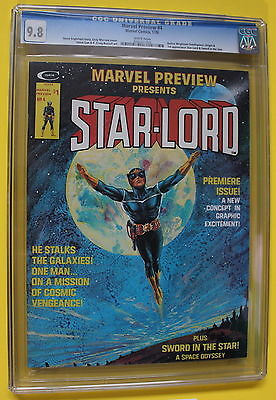 MARVEL PREVIEW 4 Origin 1st STARLORD 1976 Guardians of Galaxy CGC NMMT 98