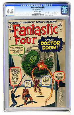 Fantastic Four 5 CGC 45 First appearance of Dr Doom