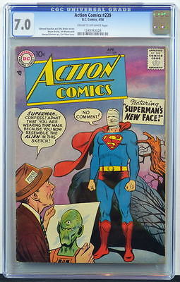 ACTION COMICS 239 CGC 70 Superman 1958 5th Highest grade