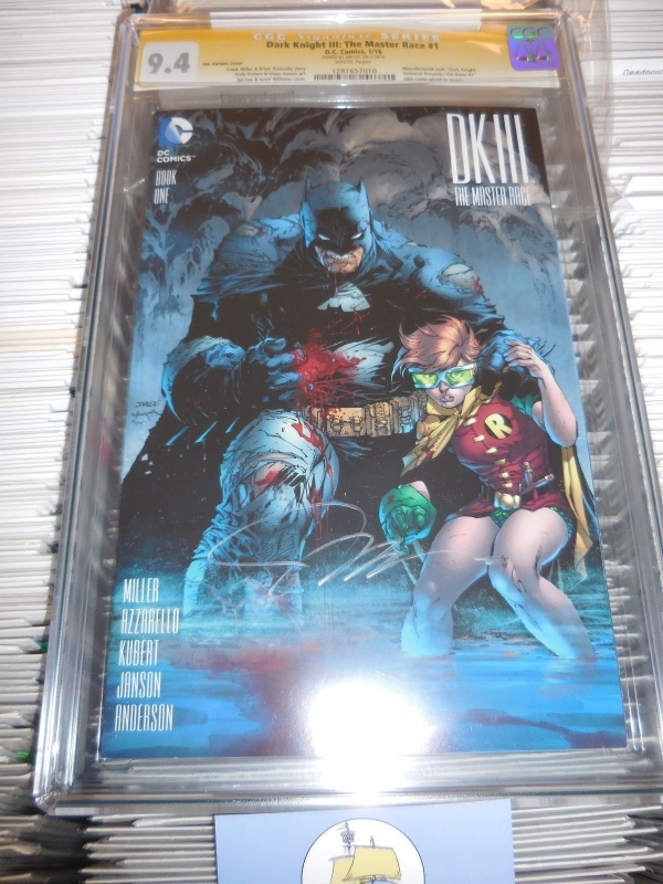 DKIII 1 1500 CGC 94 SS signed by Jim Lee Batman Dark Knight 3 signature series