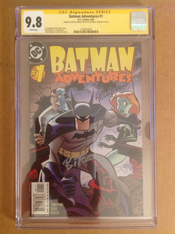 CGC 98 SS Batman Adventures 1 signed by Kevin Conroy  Bruce Timm animated
