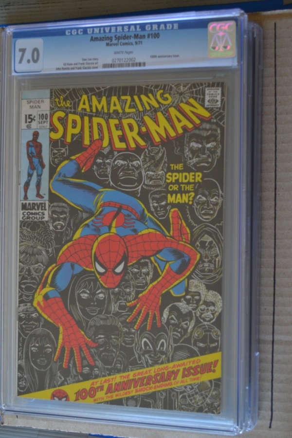 THE AMAZING SPIDERMAN  100 CGC 70  FINE VERY FINE SEP 1971  CGC Comics