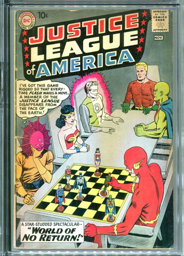 JUSTICE LEAGUE OF AMERICA 1 CGC 35 FLASH WONDER WOMAN BATMAN SUPERMAN 1960